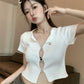 CUT-OUT Design Top - White
