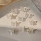 Mini Butterfly Hair Claw Pack 10pcs (Clear)